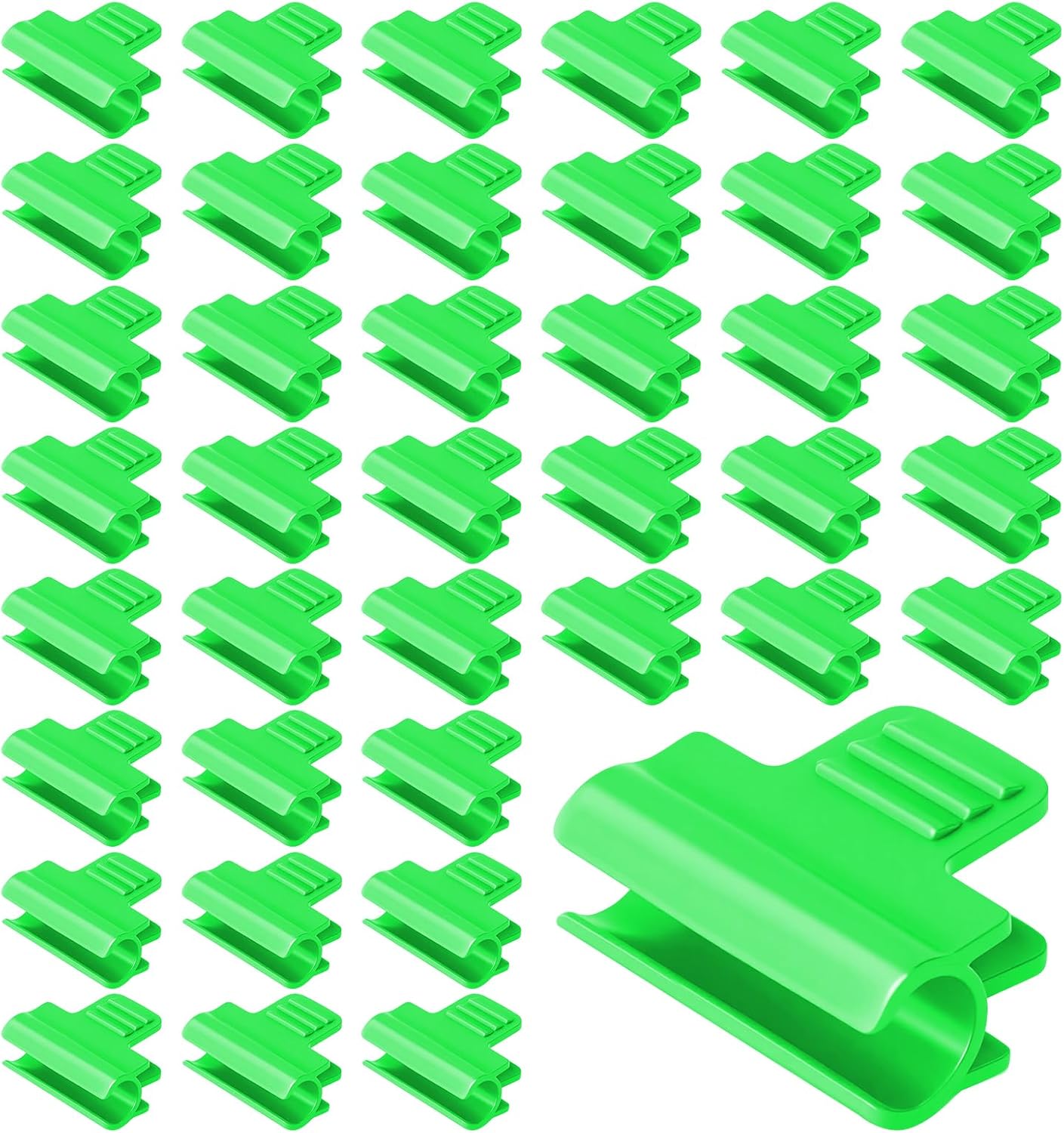 40 Kunststofffolienclips, 11-mm-gewächshausclips, Gartenstrukturclips, Kunststoffbefestigungen. Kompatibel Mit Stützen, Pflanzen, Verlängerungen Und Rohrstangen. Kompatibel Mit Gewächshaus-schutzkonst