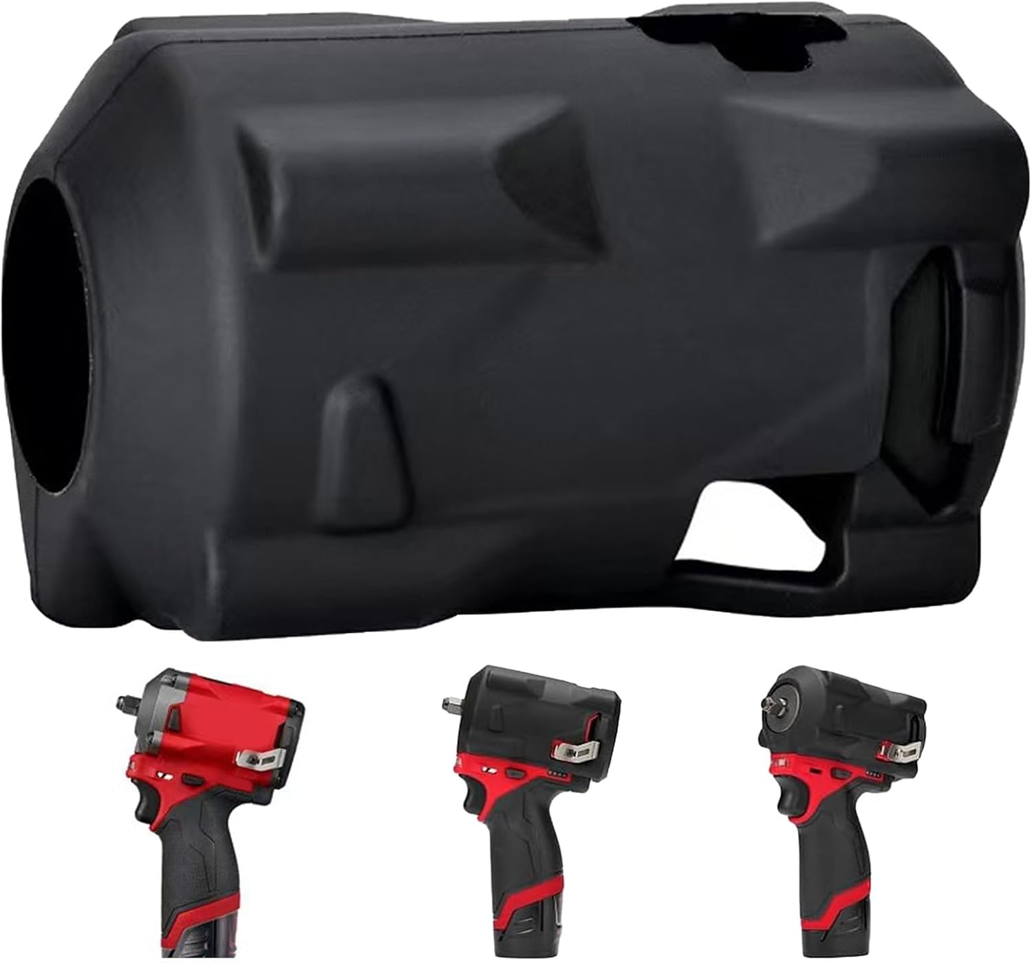 49-16-2554 Schutzhülle Für Kurzen M12-kraftstoffschlüssel, Schlüsselschutz Kompatibel Mit Milwaukee M12 3/8 Zoll Und 1/2 Zoll Schlüsseln [nx]
