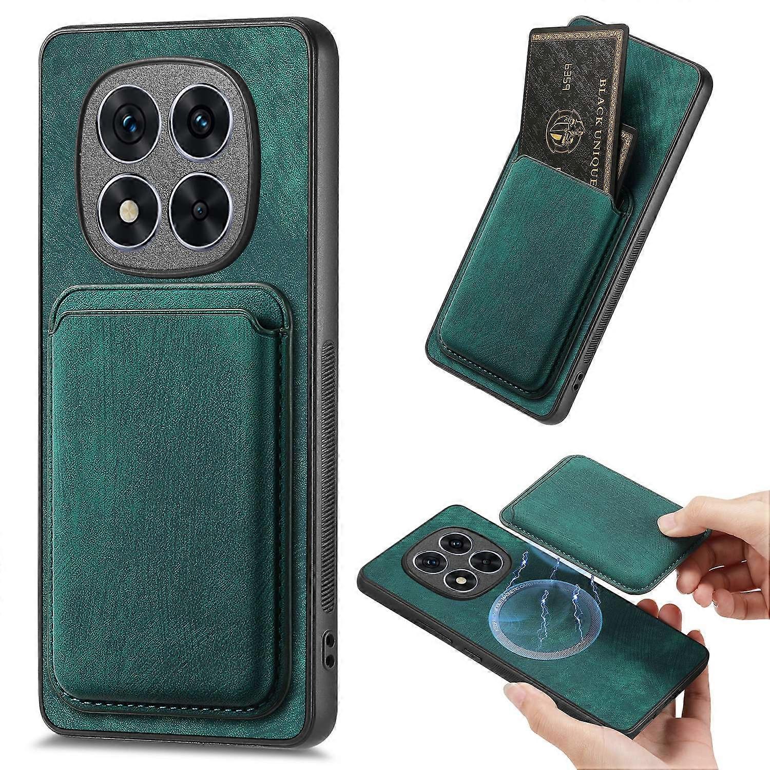 Retro-leder- Und Tpu-hülle Für Xiaomi Redmi Note 14 Pro 5g Mit Herausnehmbarem Kartenfach - Mehrfarbig [nx]