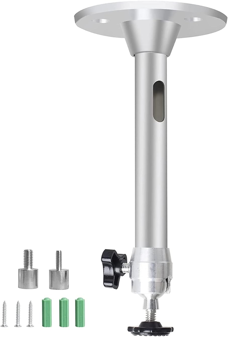 Deckenhalterung Für Projektoren, Verstellbare Aluminium-deckenhalterung, Kompatibel Mit Mini-projektoren, Digitalkameras Und Videokameras.