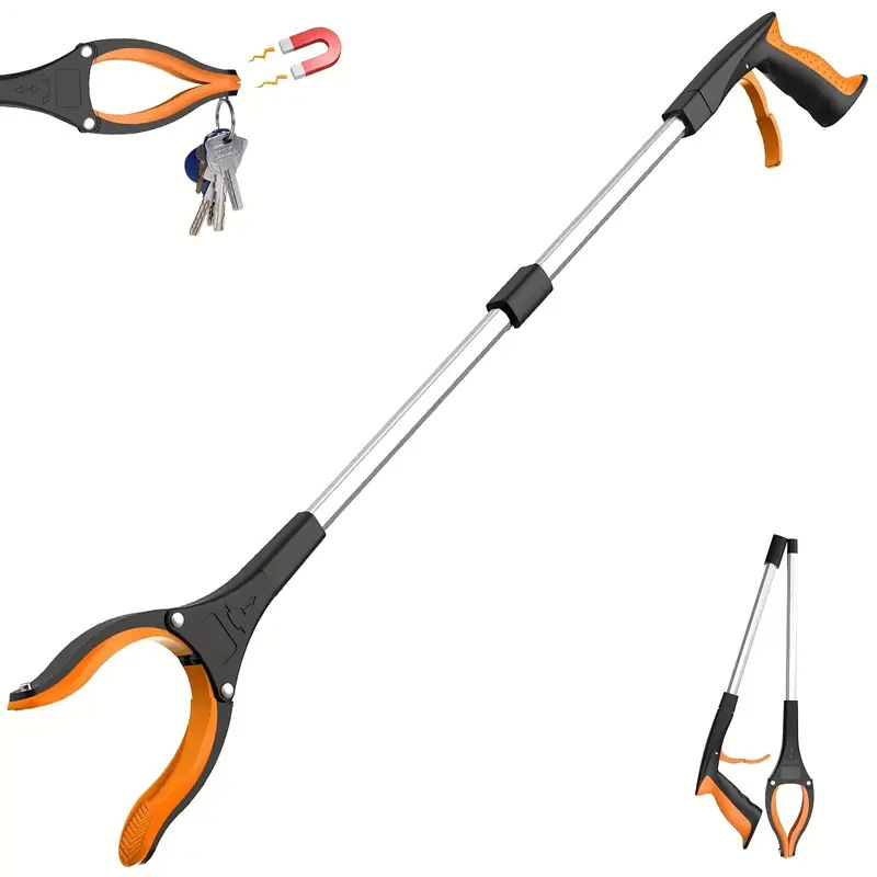 Ky-tech 81 Cm Greifzange, Geeignet Für Erwachsene, Faltbar Und Magnetisch, Ideal Für Menschen Mit Behinderungen.