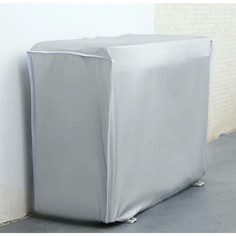 Schutzhülle 80 X 32 X 57 Cm, Passend Für Das Außengerät Der Klimaanlage, Staubdicht, Wasserdicht Und Schneesicher – Silber
