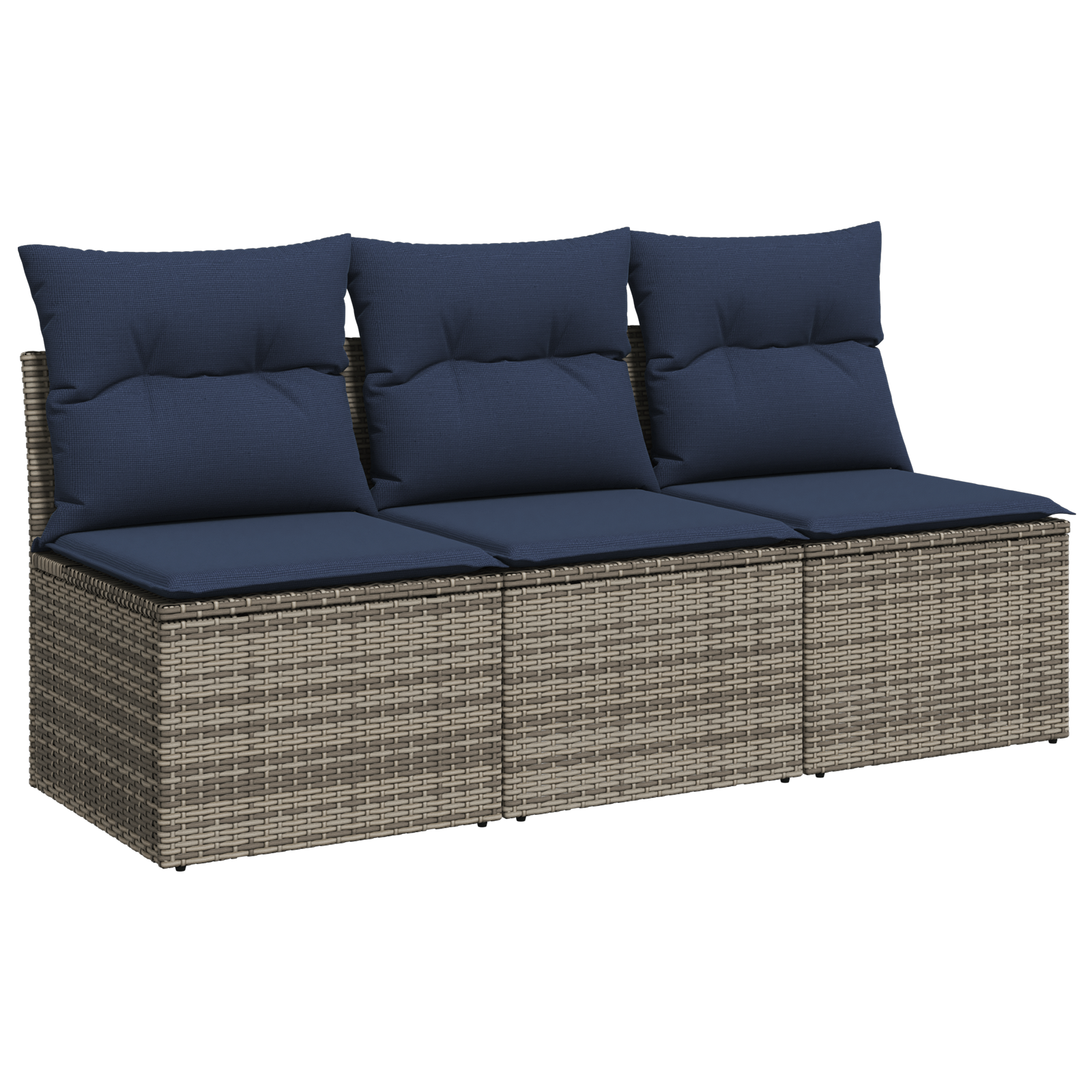 Maison Exclusive - Garten-sofa Mit Kissen Grau 165 X 62 X 69 Cm P