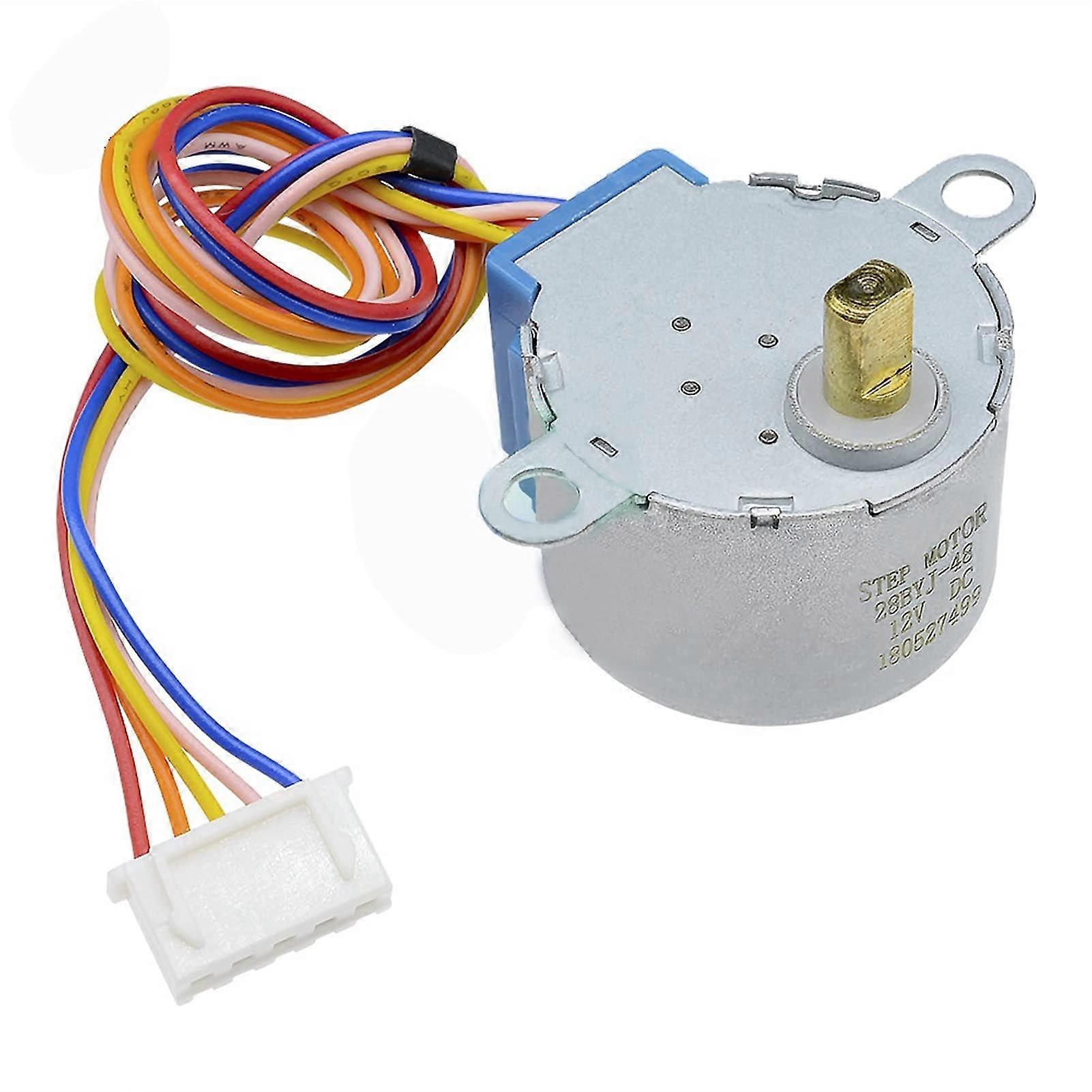 28byj48 12v Schrittmotor Mit Uln2003 Treiber, 4-phasen-getriebemotor Für Robotik- Und Automatisierungsprojekte