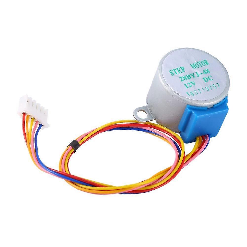 12v 28byj48 Schrittmotor Mit Uln2003-steuerung, 4-phasig, 5-adrig, 27mm Motor Für Diy-robotikautomatisierung