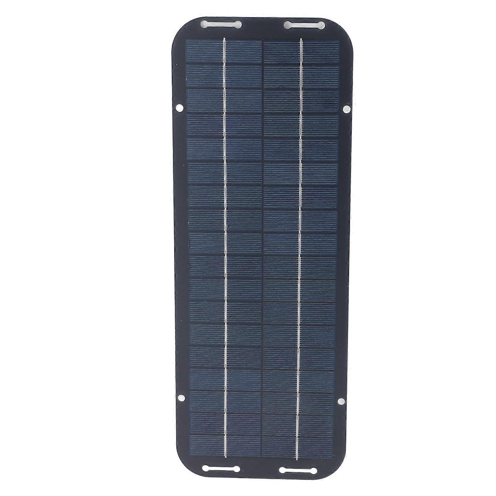 12v 5w Solarladegerät Für Wohnmobile, Boote Und Motorräder, Wetterfestes Batterieladegerät