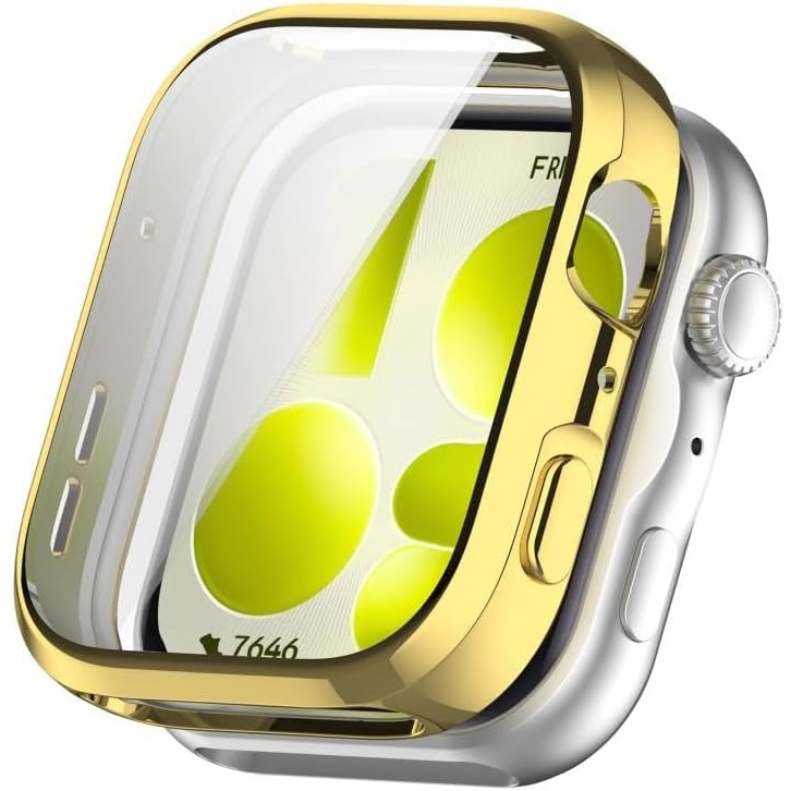 2-in-1-hülle Mit Displayschutzfolie Für Huawei Watch Fit 5, Gold