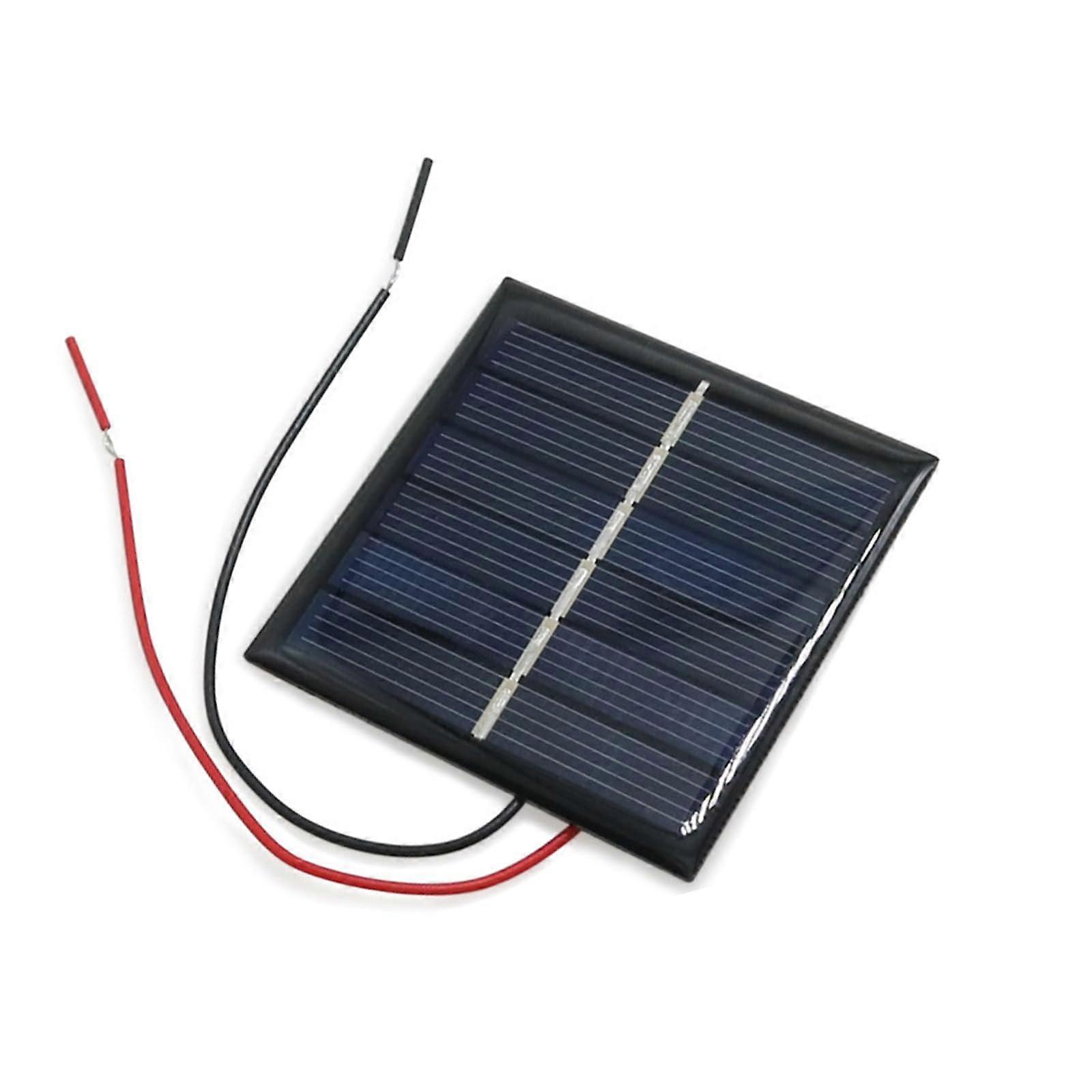 Kleines 2v 100ma Solarpanel Mit Kabel, Mini-polykristallin-solarzelle Für Diy-projekte Und Zum Laden
