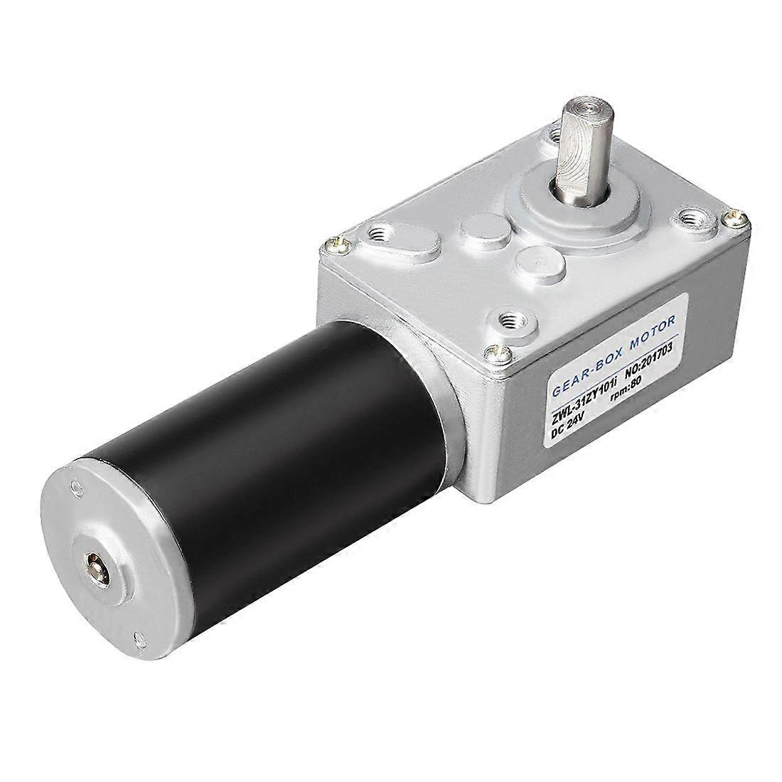 24v Gleichstrom-schneckengetriebemotor Mit 80 U/min Für Roboter, Stabiler Antrieb Bei Niedriger Drehzahl Und Präzise Steuerung