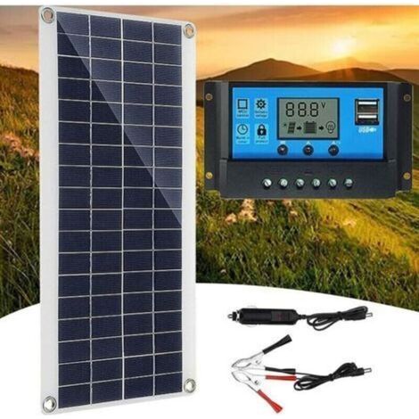 300-w-12-v-solarpanel. Solarpanel-set. Batterieladegerät-set Mit 60-a-solarladeregler Für Wohnmobile, Yachten, Garten, Outdoor Und Beleuchtungsanwendungen. Debuns