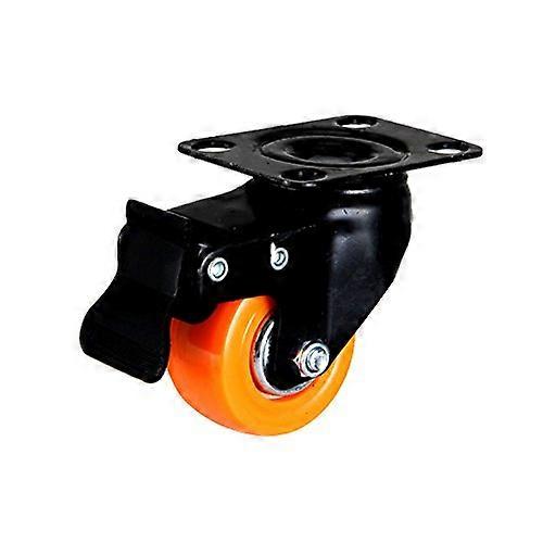 50-mm-pu-lenkrolle Mit Bremse, Robust Und Bodenschonend, Ideal Für Möbel.