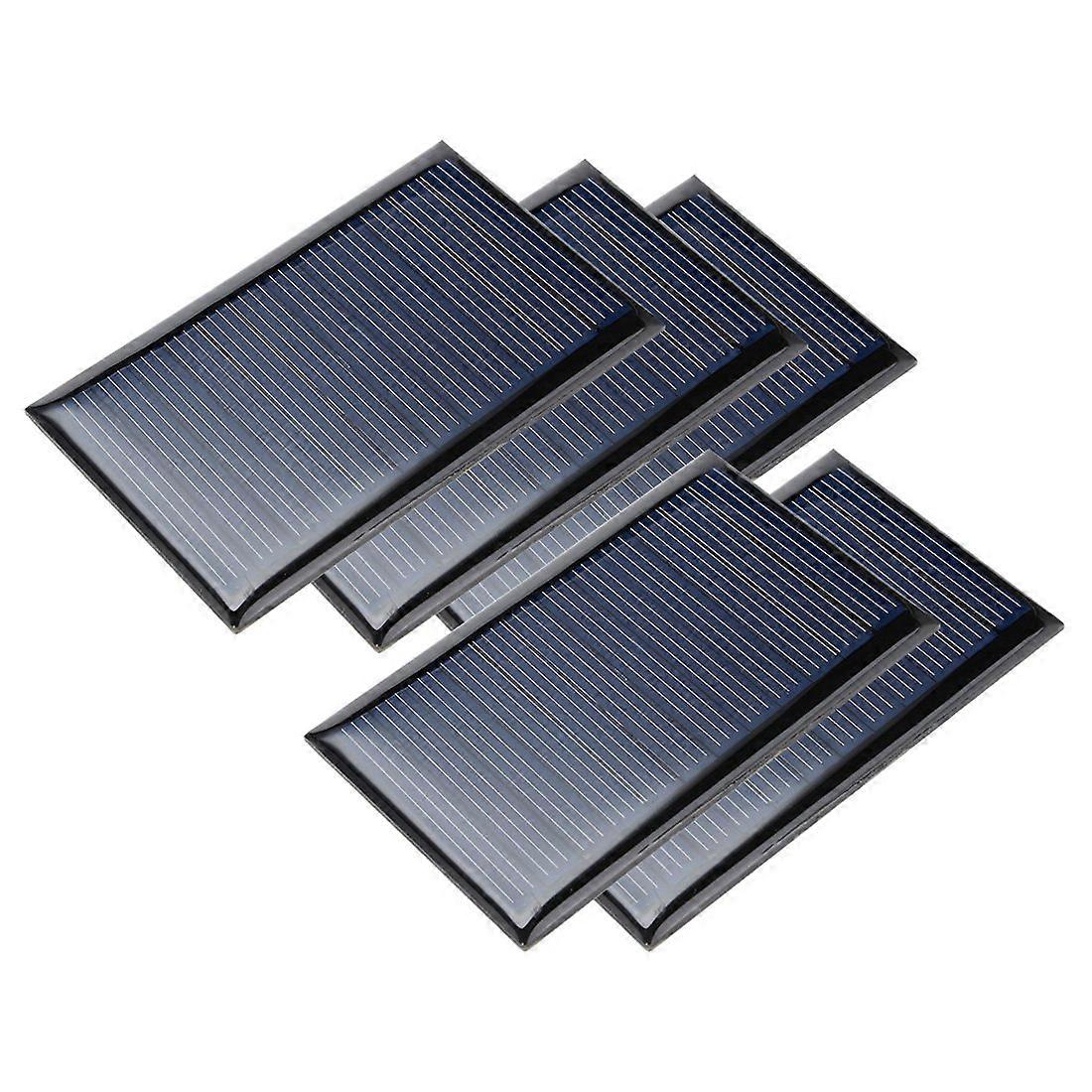 Packung Mit 5 Mini-6v 70ma Polykristallinen Solarmodulen Für Elektronik-bastelprojekte Und Leuchtspielzeug
