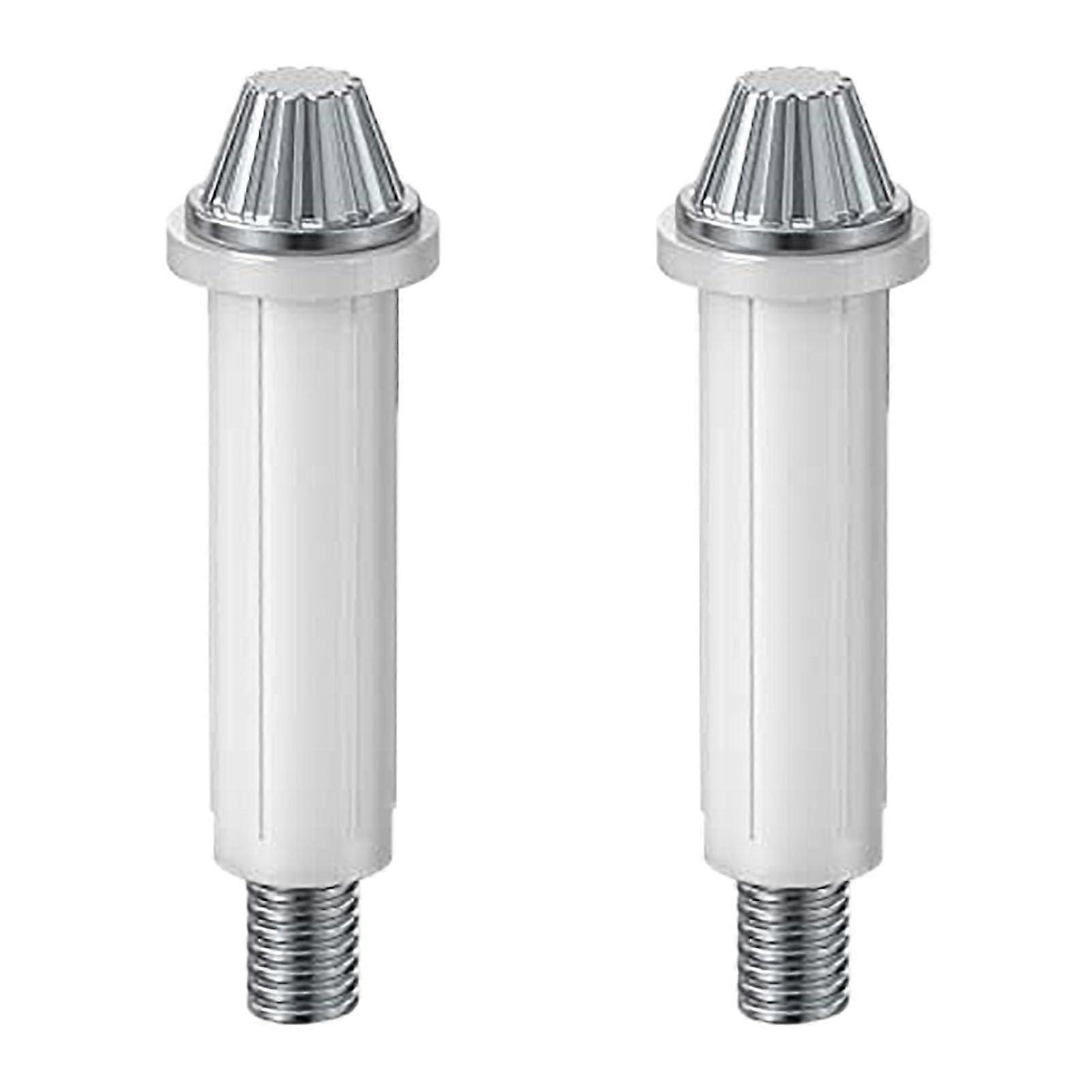 Set Mit 2 Bodengelenken Für Falttüren, Verstellbarer Sockel Von 9,5 Mm (3/8 Zoll), Robuste Stahlachsen, Rostbeständige Oberfläche