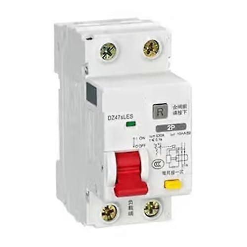 Dz47sles 2p 20a Miniatur-leistungsschalter, Typ C, Doppelter Schutz, Kompakte Bauform, Ableitstromschutz
