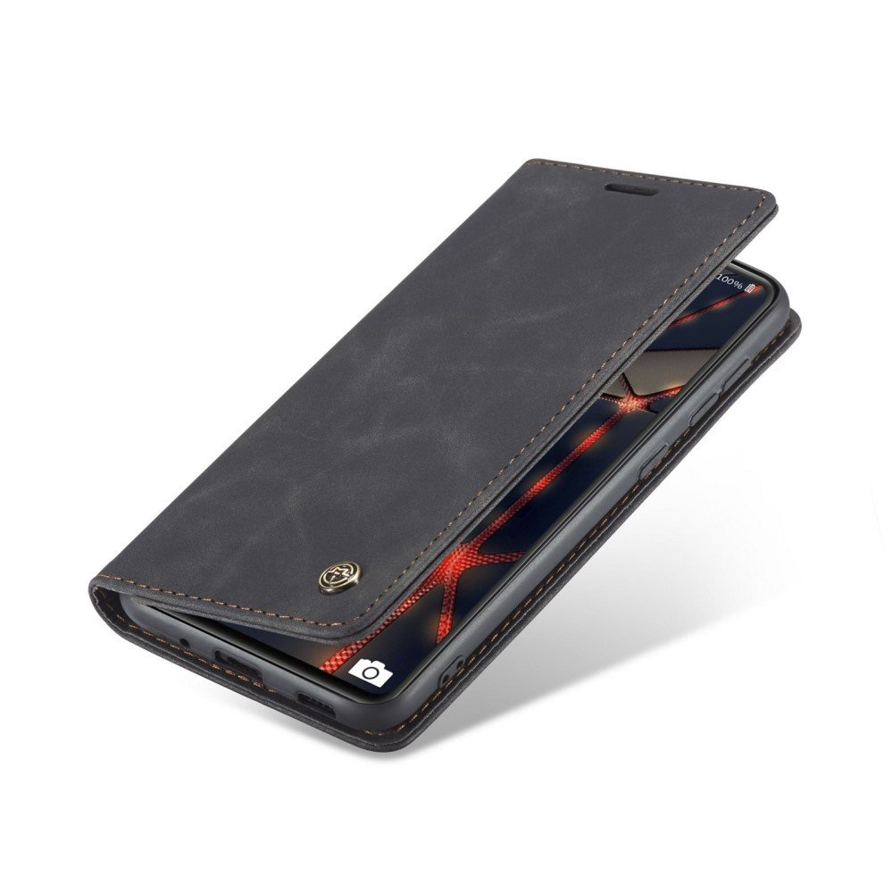 Caseme Schutzhülle Für Samsung Galaxy S20 Fe, Leder-brieftaschenhülle, Schwarz