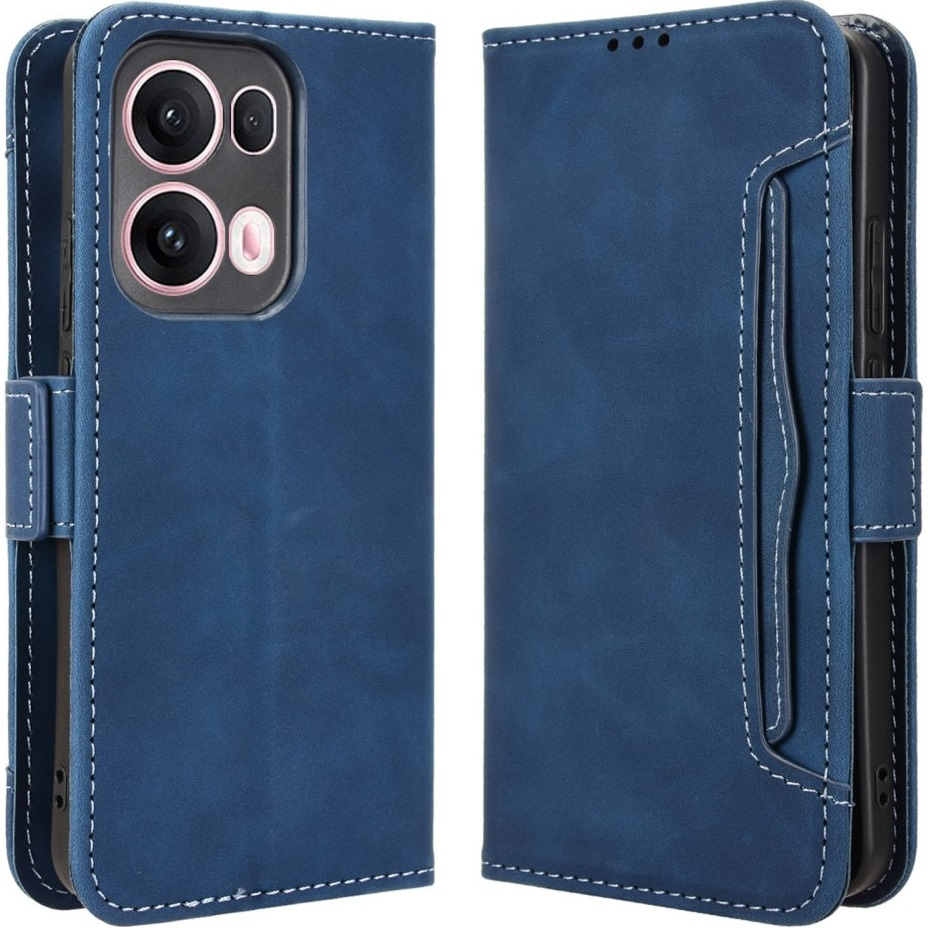 Klapphülle Für Oppo Reno 13 Pro, Mit Kartenfach, Marineblau