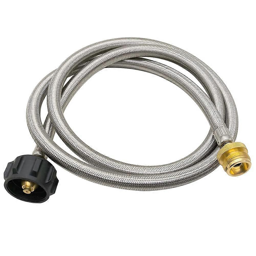 1,5 M (5 Ft) Langer Propangas-adapterschlauch, 0,5 Kg Bis 9 Kg (1 Lb Bis 20 Lb), Typ Qcc1, Für Grills Und Campingkocher, Verlängerte Brenndauer