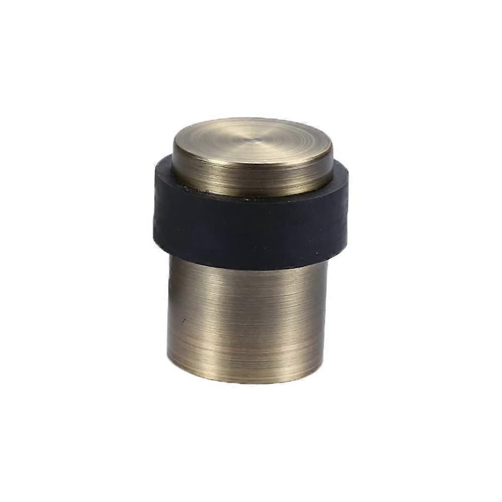 Robuster Türstopper Aus Edelstahl Mit Gummidämpfer, Geräuschdämpfendes Design In Grünbronze