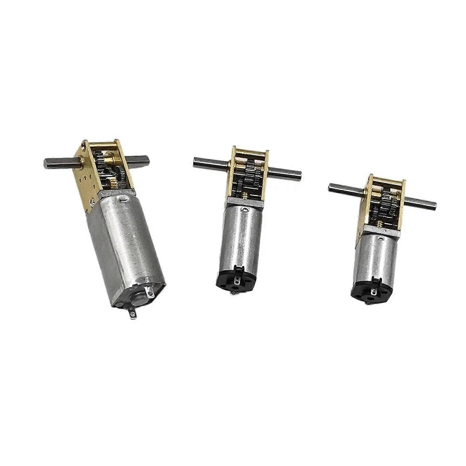 N20-doppelwellen-schneckengetriebemotor, Ganzmetall-3v/12v-getriebe, Präzisionsantrieb Für Niedrige Drehzahlen