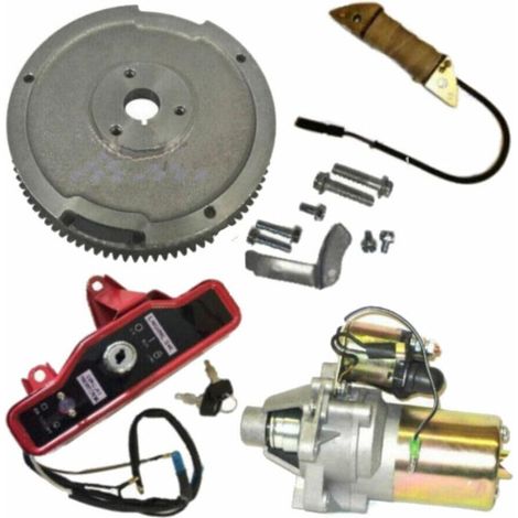 Elektrostarter-kit Für Honda Gx340 11 Ps, Honda Gx390 13 Ps Mit Zündschalterkasten, Magnetstartermotor