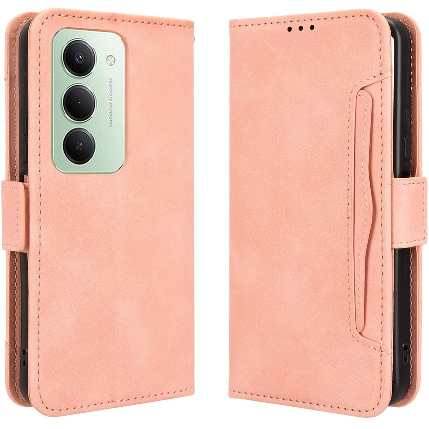 Klapphülle Für Xiaomi Redmi 15 5g/4g, Mit Kartenfach, Pink