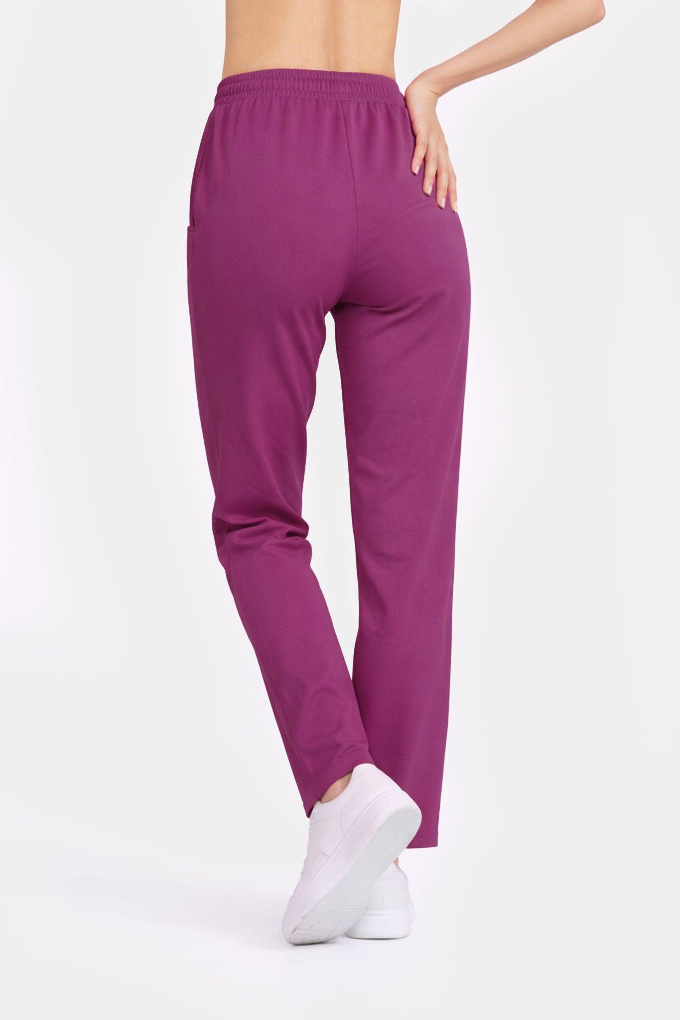 Medizinische Damenhose, Gerade Geschnitten, Aschgrau, Größe S
