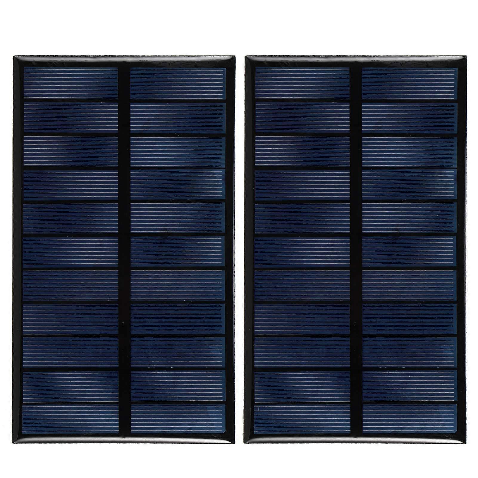 Set Aus 2 Mini-5v 1,6w 5,5v Polysilizium-solarpanels Zum Laden Von Batterien Und Arduino (diy).