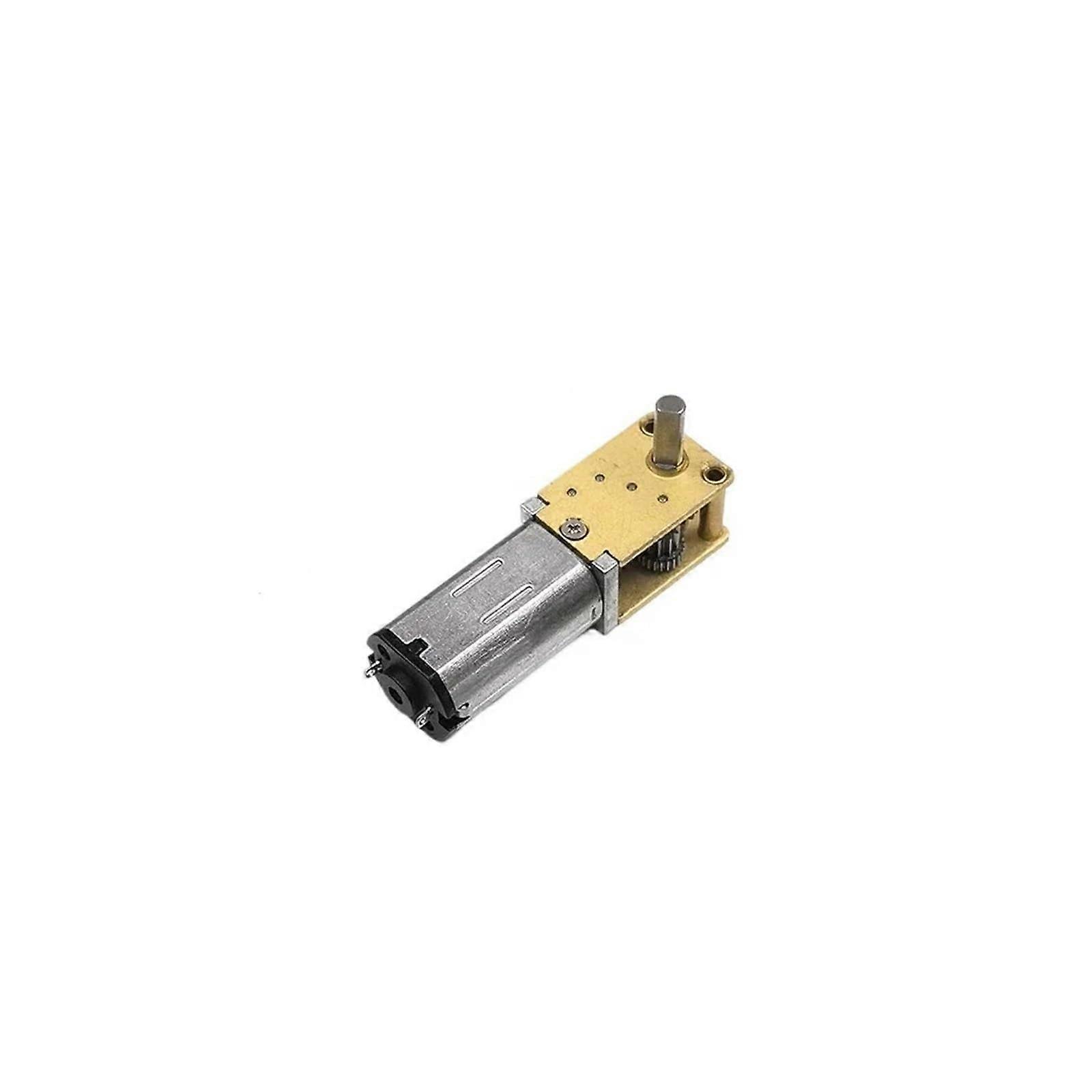 N20 6v 34136rpm Winkel-schneckengetriebe-mikromotor, Gleichstrommotor Für Robotik- Und Diy-projekte