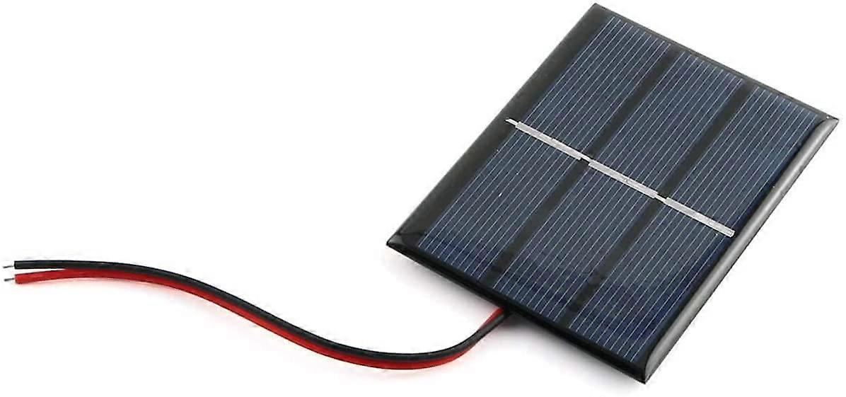 Mini-kompakt-solarpanel (1,5 V, 0,65 W, 60 X 80 Mm) Für Diy-projekte Und Kleine Akkuladegeräte Mit Kabel