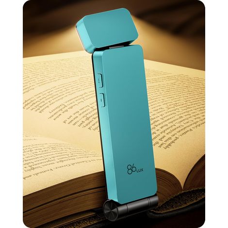 Leselampe, Wiederaufladbare Leselampe, Led-lesezeichenlampe Mit 3 Bernsteinfarbenen Tönen Und Sanfter Dimmfunktion Für Bücherliebhaber Und Kinder, Rosa Und Braun
