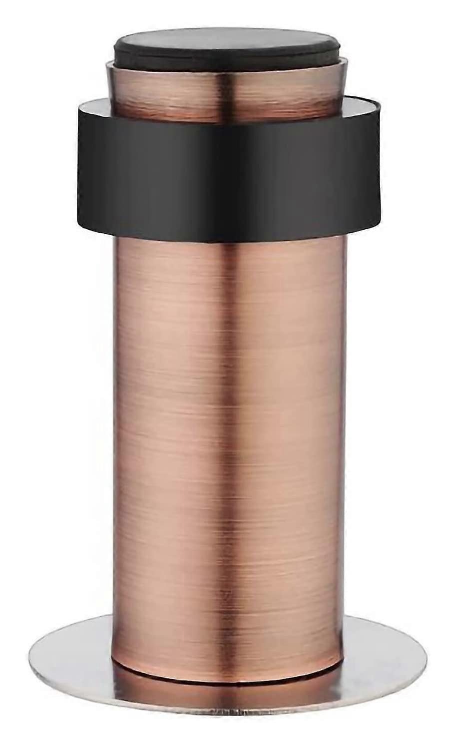 Bodenmontierter Türstopper, Kein Bohren Erforderlich, Edelstahl, Gummidämpfer, Rotbronze, 55 X 45 Mm, 1,8/2,4/3,2 Zoll