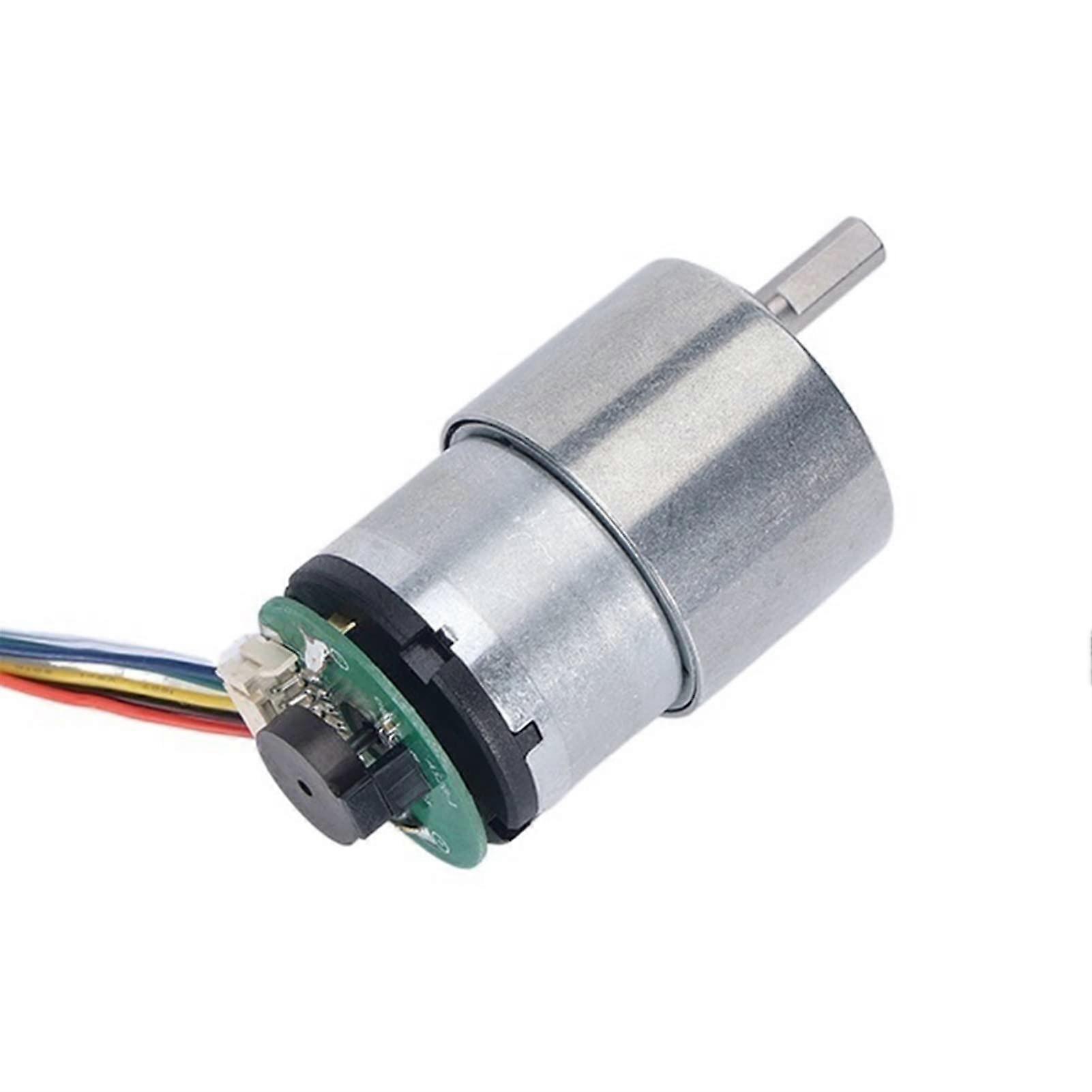 6-v-gleichstrom-getriebemotor Mit Drehmomentgeber, Mini-metallgetriebemotor Für Diy-robotikprojekte, 6 U/min