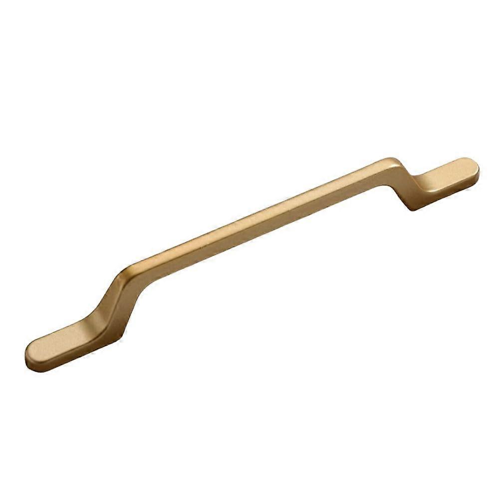 Moderne, Sandgoldene Küchenschrank- Und Schubladengriffe, Aluminium, 128 Mm, Farbbeständig.