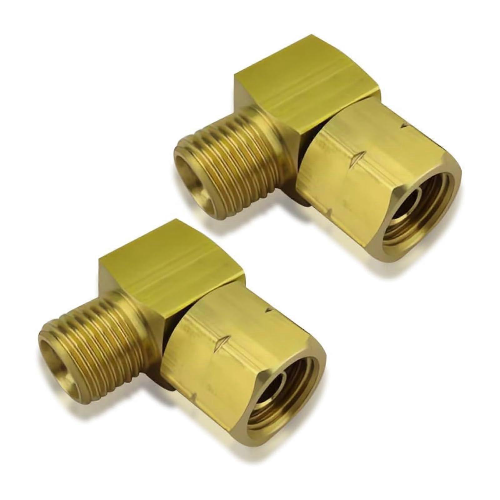 1/4-zoll-gasschlauchadapter Aus Messing, 90°-anschluss, Dn8-linksgewinde, Für Wohnmobil-boiler