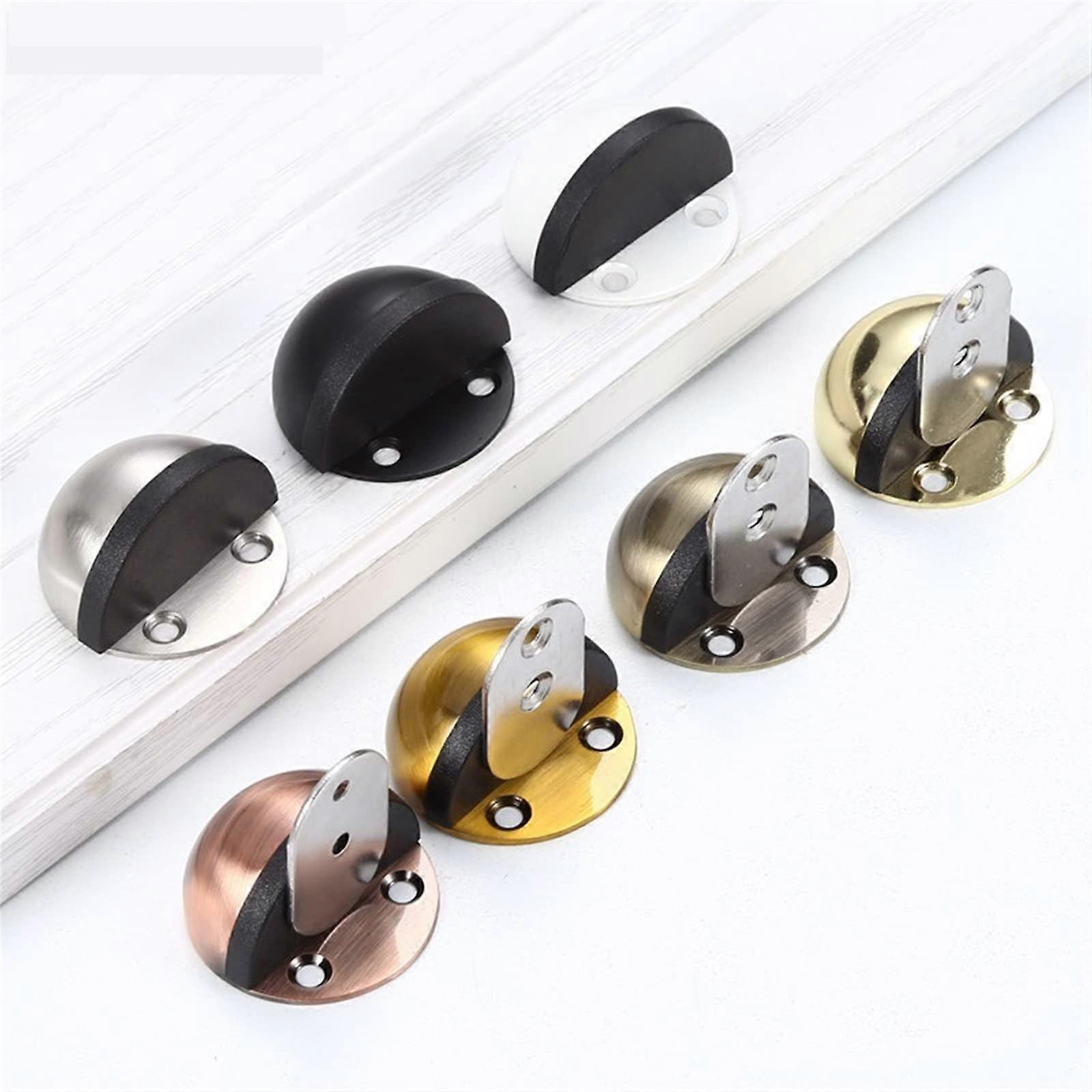 Magnetischer Türstopper Aus Edelstahl, Bodenmontiert, Geräuschlos, Bohrfrei, Rotbronze, Typ 2