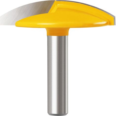 Schaftfräser, Hartmetallbestückt, 1-3/4" Breite, 1,65" Radius, 8 Mm Schaft, Für Massivholz Und Mdf