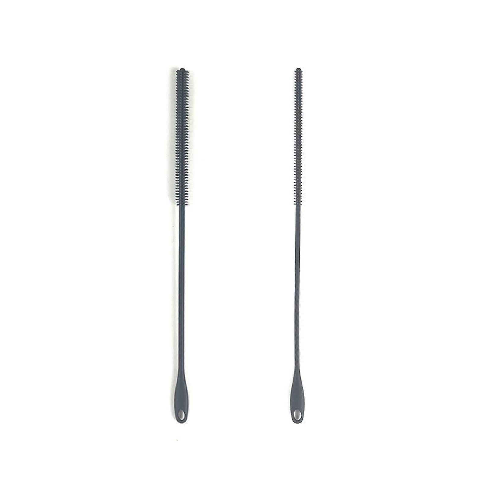 Set Aus 2 Silikon-reinigungsbürsten Für Strohhalme Mit Flexiblen, Kratzfesten Borsten Zur Gründlichen Reinigung Von Flaschen.