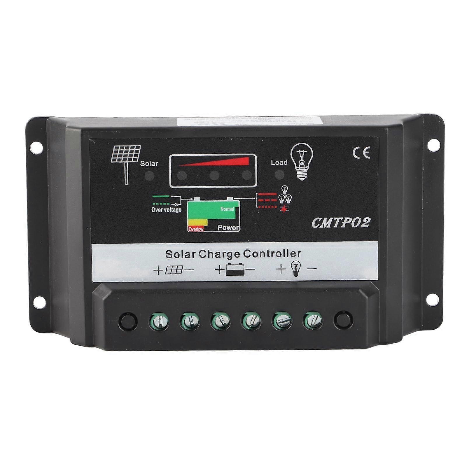 30a 12/24v Solar-laderegler Mit Batterieschutz Und Temperaturkompensation Für Haus Und Wohnmobil