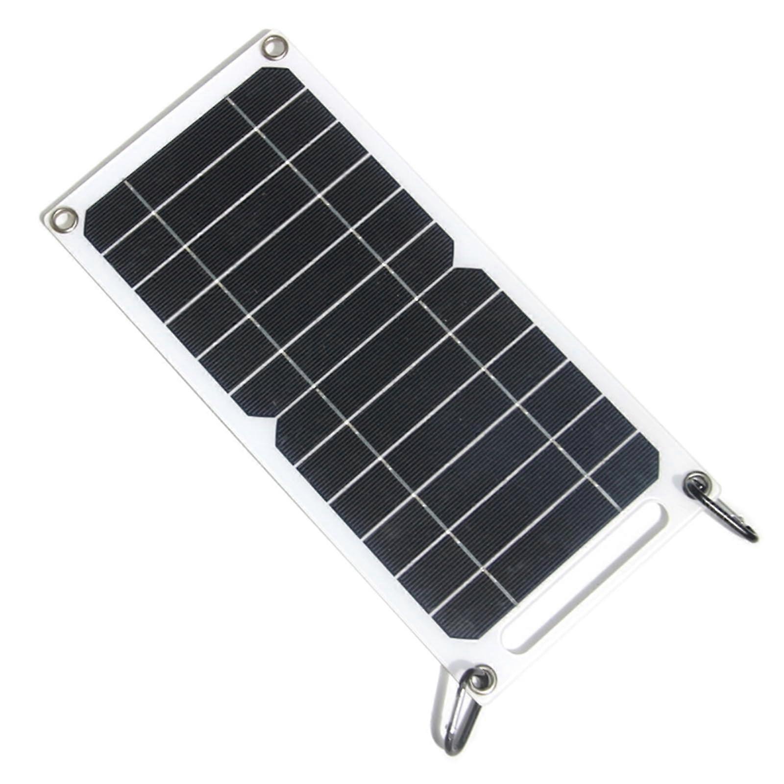 Tragbares 10-w-solarpanel Mit Usb-ausgang, Flexibles Solarladegerät Für Camping Und Outdoor-reisen
