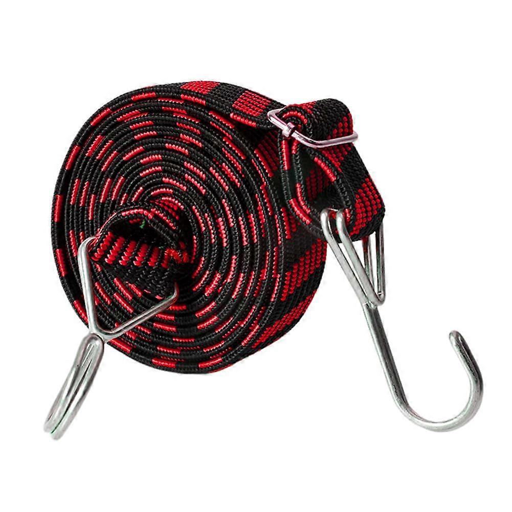 Robuste, Verstellbare Gummiseile Mit Haken, Flache Zurrgurte Für Camping, Gepäck Und Ladung.