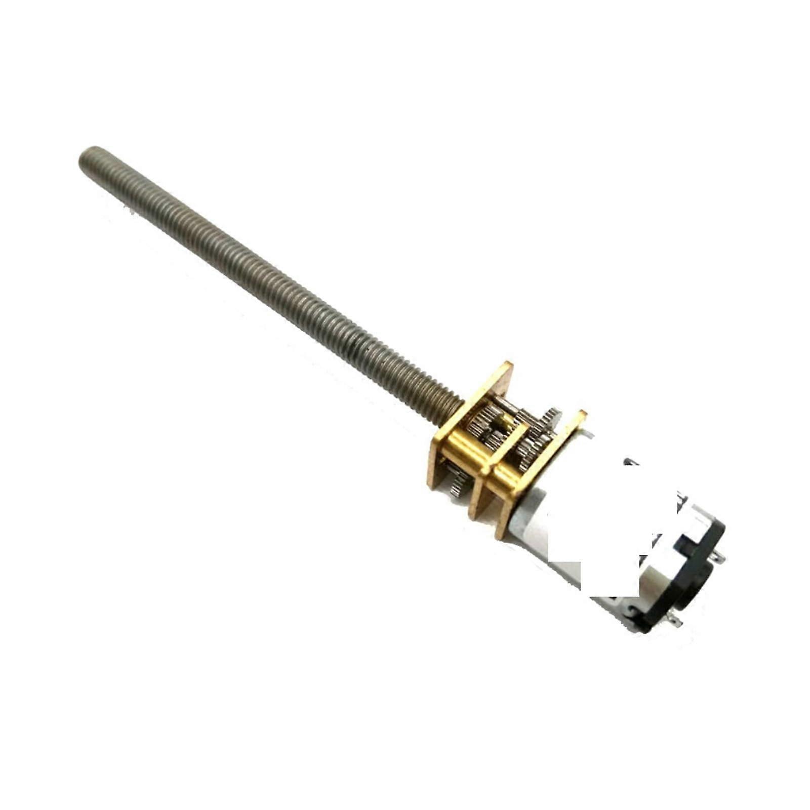 6v Gleichstrom-getriebemotor, 55mm M4 Gewindewelle, 10 U/min, Zuverlässiger Antrieb, Robuste Metallkonstruktion.