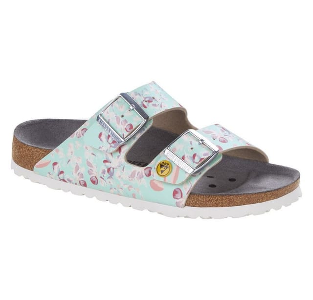 ESD-Sandale Arizona, Größe 40, Flower Field Mint, schmal