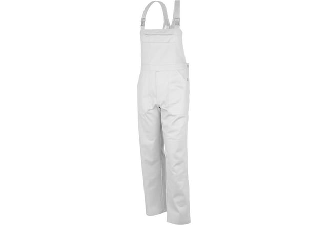 Latzhose "basic" weiß, Größe 56