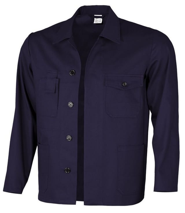 Arbeitsjacke "basic" hydronblau, Größe 62