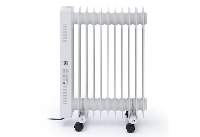 Klarstein Öl Radiatoren, Heizkörper Elektrisch, Leiser Ölradiator 2500 Watt, Mobiler Elektro Radiatoren, Heizkörper Mit Thermostat & Wifi/app, Freistehender Öl Radiator Energiesparend, Oil Heater