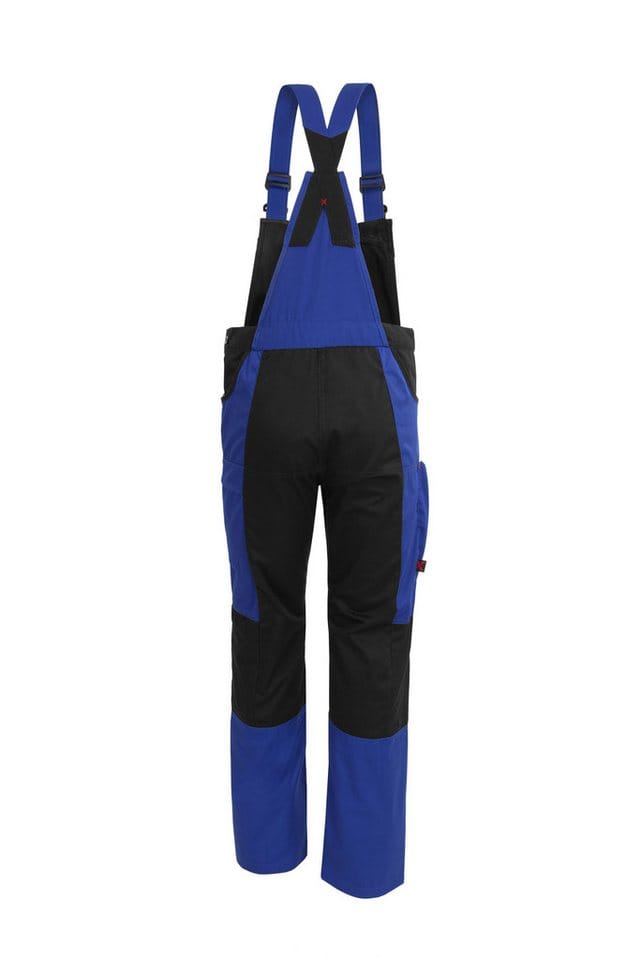 Latzhose X-Serie kornblau/schwarz, Größe 42