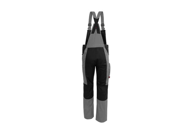 Latzhose X-Serie grau/schwarz Größe 98