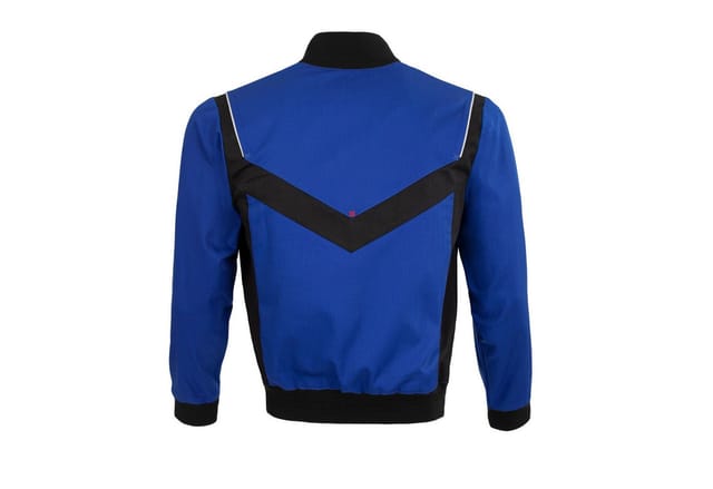 Blousonjacke X-Serie kornblau/schwarz Größe M