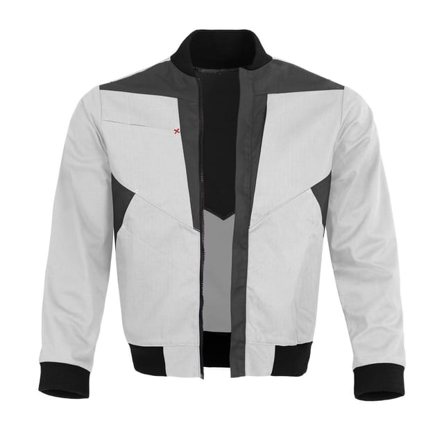Blousonjacke X-Serie weiß/grau Größe 2XL