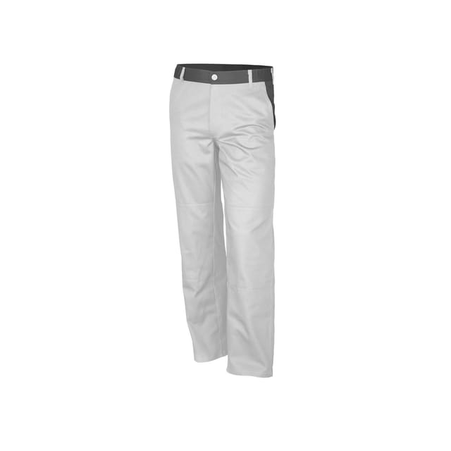 Bundhose basic 2-farbig weiß/grau Größe 110